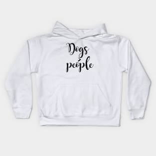 Dogs greater than people Kids Hoodie